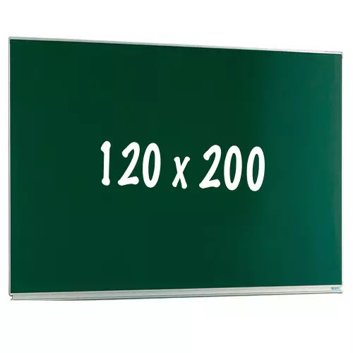 WhiteboardMatch Chalkboard PRO - Magnetic - Single face board - Schoolboard - Easy assembly - Enamel steel - Green - 120x200cm (50429)