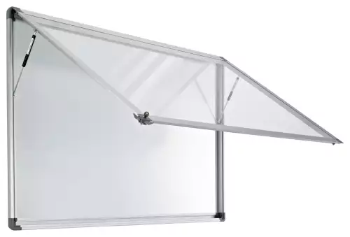 WhiteboardMatch Indoor/outdoor showcase Recto, gas spring, 18xA4 104x141cm (50444)