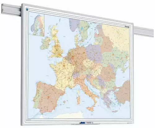 WhiteboardMatch PartnerLine Rail map Europe (50479)