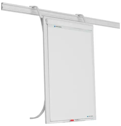 WhiteboardMatch Whiteboard rail PRO - Enamel steel - Weekly planner - Monthly planner - Yearly planner - Magnetic - White - 70x100cm (50481)