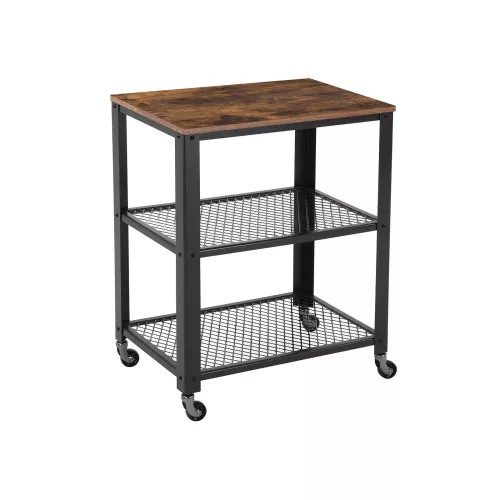 In And OutdoorMatch In And OutdoorMatch Kitchen cabinet industrial Kevin - On wheels - Organizer - With shelves - 60x77x40cm (63652)