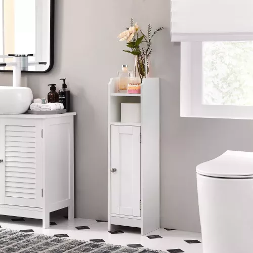 In And OutdoorMatch In And OutdoorMatch Bathroom furniture Judson - Bathroom cabinet high - Standing column cabinet - 18x20x80 cm (64816)