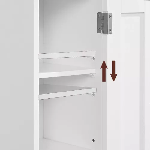 In And OutdoorMatch In And OutdoorMatch Bathroom furniture Judson - Bathroom cabinet high - Standing column cabinet - 18x20x80 cm (64816)