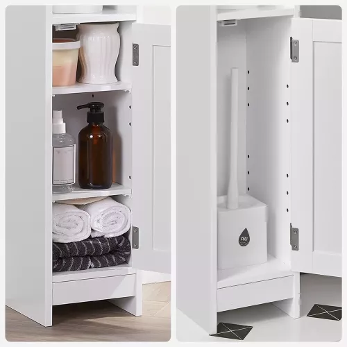 In And OutdoorMatch In And OutdoorMatch Bathroom furniture Judson - Bathroom cabinet high - Standing column cabinet - 18x20x80 cm (64816)