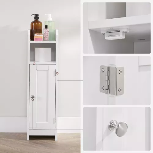 In And OutdoorMatch In And OutdoorMatch Bathroom furniture Judson - Bathroom cabinet high - Standing column cabinet - 18x20x80 cm (64816)