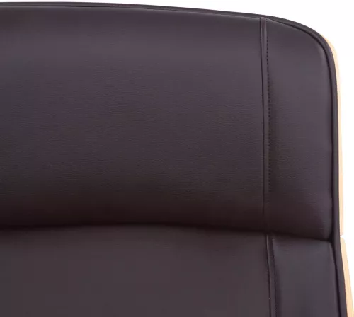 In And OutdoorMatch In And OutdoorMatch Premium office chair Deondre - Brown imitation leather - Height adjustable 44 - 52 cm- Ergonomic - Luxe  (64997)