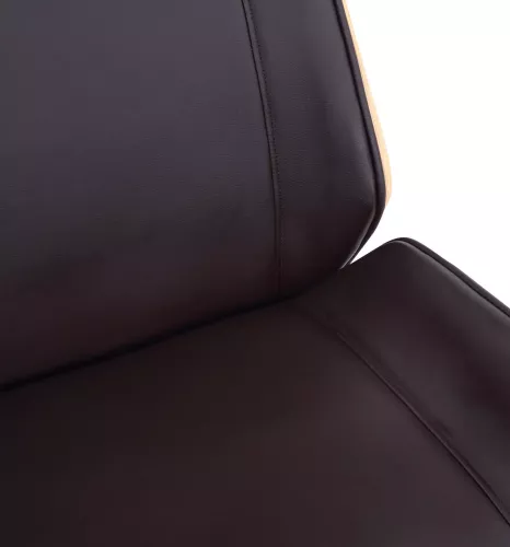 In And OutdoorMatch In And OutdoorMatch Premium office chair Deondre - Brown imitation leather - Height adjustable 44 - 52 cm- Ergonomic - Luxe  (64997)