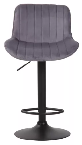 In And OutdoorMatch In And OutdoorMatch Bar stool Lonie - Grey black - Seat height 60-82 cm - Set of 2 - Height adjustable - For kitchen and bar - With backrest - Ergonomic bar chairs (66275)