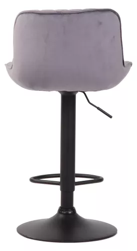In And OutdoorMatch In And OutdoorMatch Bar stool Lonie - Grey black - Seat height 60-82 cm - Set of 2 - Height adjustable - For kitchen and bar - With backrest - Ergonomic bar chairs (66275)