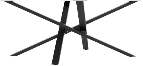 In And OutdoorMatch In And OutdoorMatch Table legs Ottis - Metal - Furniture leg - Table base - Spider leg - Table leg black - 160x80x72cm (67069)