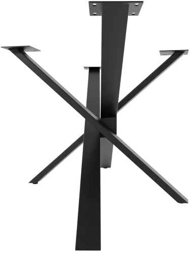 In And OutdoorMatch In And OutdoorMatch Table legs Ottis - Metal - Furniture leg - Table base - Spider leg - Table leg black - 160x80x72cm (67069)