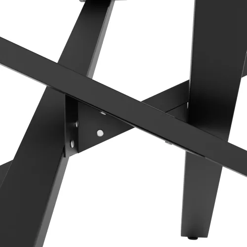 In And OutdoorMatch In And OutdoorMatch Table legs Ottis - Metal - Furniture leg - Table base - Spider leg - Table leg black - 160x80x72cm (67069)