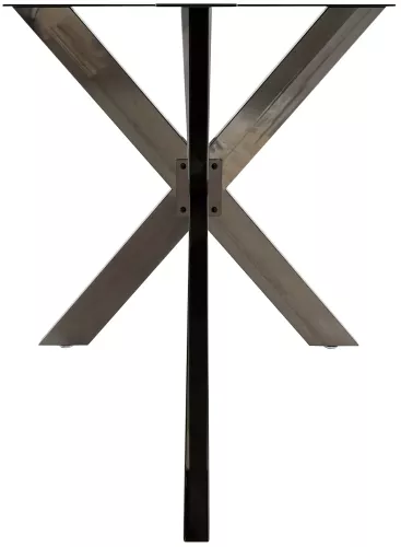 In And OutdoorMatch In And OutdoorMatch Table legs metal Justus - Furniture leg - Table base - Spider leg - Table leg industrial black - 150x78x71cm (67073)