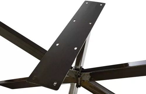 In And OutdoorMatch In And OutdoorMatch Table legs metal Justus - Furniture leg - Table base - Spider leg - Table leg industrial black - 150x78x71cm (67073)