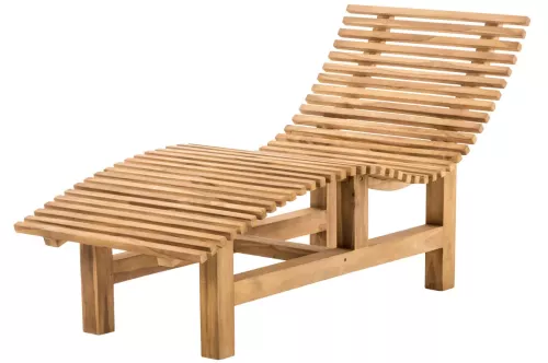 In And OutdoorMatch In And OutdoorMatch Designer lounger Robert - 200x80cm - Wooden bench - Garden bench - Outdoor lounge sofa - Lounger (67111)