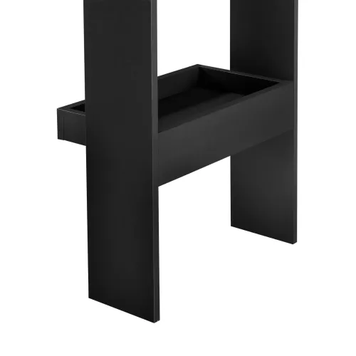 In And OutdoorMatch In And OutdoorMatch Bar Table Troy - For Wall Mounting - 120x45x106 cm - Black - Space Saving Design (68549)