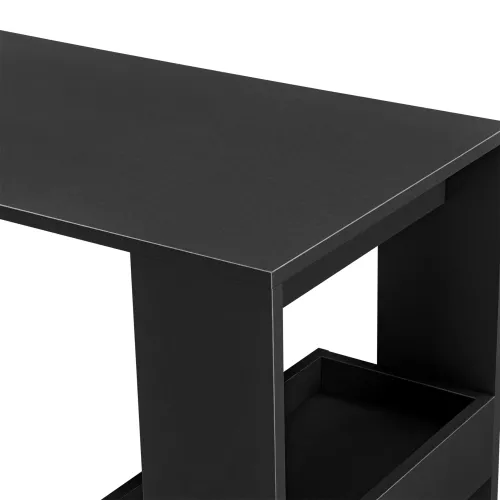 In And OutdoorMatch In And OutdoorMatch Bar Table Troy - For Wall Mounting - 120x45x106 cm - Black - Space Saving Design (68549)