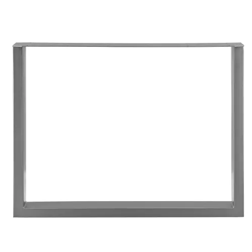 In And OutdoorMatch In And OutdoorMatch Table Leg Valerie - Steel Base - Set of 2 - U Table Leg - 90x72 cm - Grey (68829)