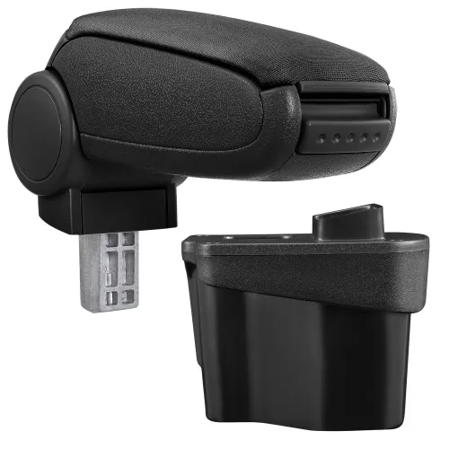 In And OutdoorMatch In And OutdoorMatch Armrest Queen - For Kia Rio III UB 2011-2017 - Fabric - Black (69056)
