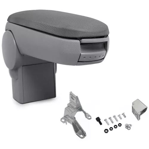 In And OutdoorMatch In And OutdoorMatch Armrest Nannie - For Golf IV, Bora-2004 and New Beetle-2004 - Fabric - Grey (69328)