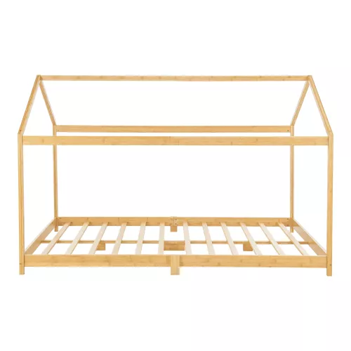In And OutdoorMatch In And OutdoorMatch Children's Bed Lucky - House Bed - Bamboo - 140x200cm - For Boys - For Girls (70167)