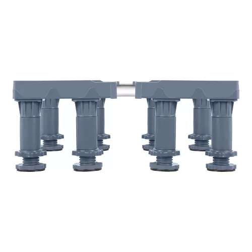 In And OutdoorMatch In And OutdoorMatch Washing Machine Riser Berti - Refrigerator Riser - Dryer Riser  - Up To 400 kg - Adjustable - Gray (70228)