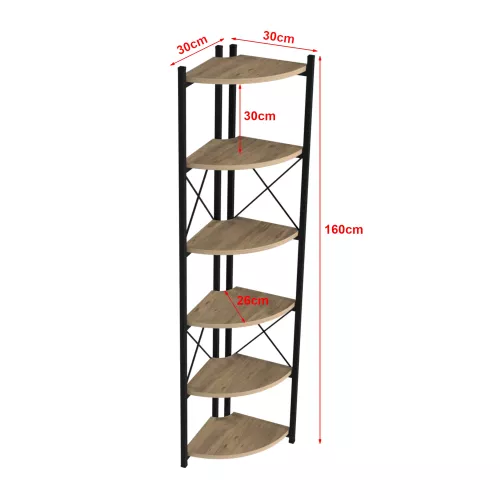 In And OutdoorMatch In And OutdoorMatch Plant stand John - Open Cupboard - 160x30x30 - Mabel-colored - Minimalistic Design  (70261)