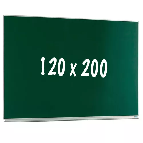 In And OutdoorMatch Chalkboard PRO Dollie - Magnetic - Single face board - Schoolboard - Easy assembly - Enamel steel - Green - 120x200cm (70401)