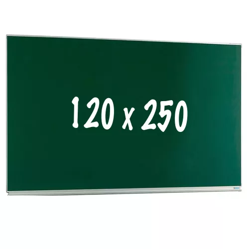 In And OutdoorMatch Chalkboard PRO Rickie - Magnetic - Single face board - Schoolboard - Easy assembly - Enamel steel - Green - 120x250cm (70403)