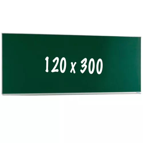 In And OutdoorMatch Chalkboard PRO Singleton - Magnetic - Single face board - Schoolboard - Easy assembly - Enamel steel - Green - 120x300cm (70405)