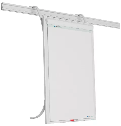 In And OutdoorMatch Whiteboard rail PRO Irwin - Enamel steel - Weekly planner - Monthly planner - Yearly planner - Magnetic - White - 70x100cm (70434)