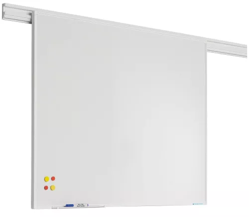 In And OutdoorMatch Whiteboard rail PRO Elroy - Enamel steel - Weekly planner - Monthly planner - Yearly planner - Magnetic - White - 90x120cm (70436)