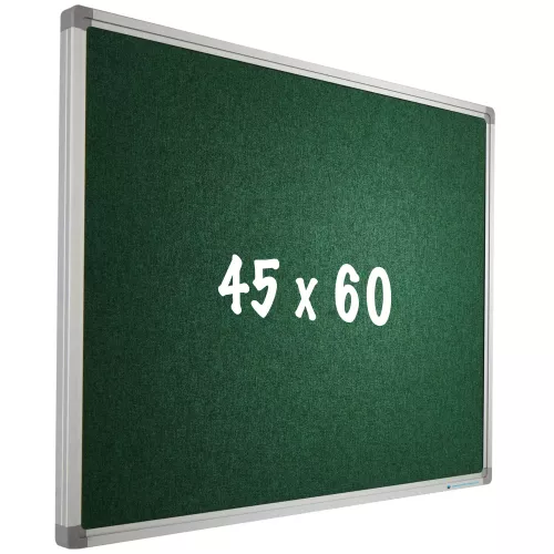 In And OutdoorMatch Bulletin board Camira fabric PRO Moyer - Aluminum frame - Easy assemble - Drawing pins - Pinboards - 45x60cm (70462)