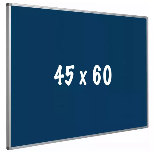 In And OutdoorMatch Bulletin board cork PRO Maxwell - Aluminum frame - Easy assemble - Drawing pins - Blauw - Pinboards - 45x60cm (70496)