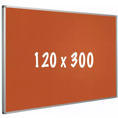 In And OutdoorMatch Bulletin board cork PRO Wolf - Aluminum frame - Easy assemble - Drawing pins - Pinboards - 120x300cm (70510)