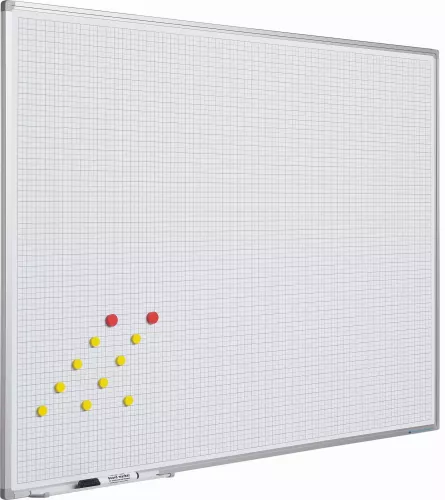 In And OutdoorMatch Whiteboard Deluxe Rivera - Enamel steel - Weekly planner - Monthly planner - Yearly planner - Magnetic - White - 90x120cm (70531)