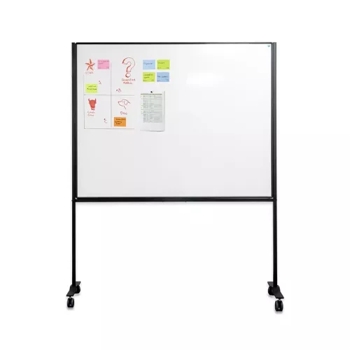 In And OutdoorMatch Mobile workboard PRO Patti - Painted steel - White - Weekly planner - Monthly planner - Yearly planner - Magnetic - 120x150cm (70584)