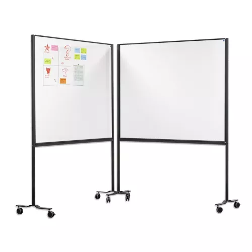 In And OutdoorMatch Mobile workboard PRO Patti - Painted steel - White - Weekly planner - Monthly planner - Yearly planner - Magnetic - 120x150cm (70584)