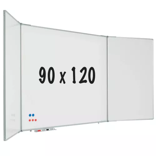 In And OutdoorMatch Five-sided whiteboard RC10 profile Hoffman - Magnetic - Enamel steel - White - 90x120cm (70591)