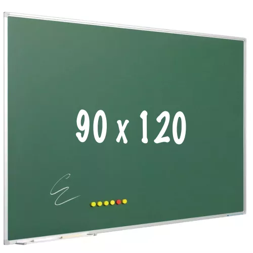 In And OutdoorMatch Chalkboard PRO Alvarez - Magnetic - Schoolboard - Easy assembly - Enamel steel - Green - 90x120cm (70599)