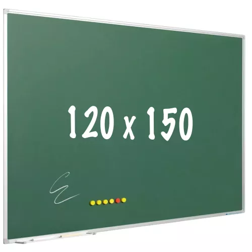 In And OutdoorMatch Chalkboard PRO Lidia - Magnetic - Schoolboard - Easy assembly - Enamel steel - Green - 120x150cm (70605)