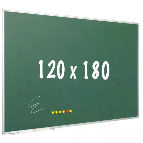 In And OutdoorMatch Chalkboard PRO Cooke - Magnetic - Schoolboard - Easy assembly - Enamel steel - Green - 120x180cm (70606)