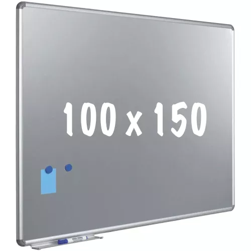 In And OutdoorMatch Silverboard Deluxe design profile Dianne  - Magnetic - metallic silver - 100x150cm (70631)