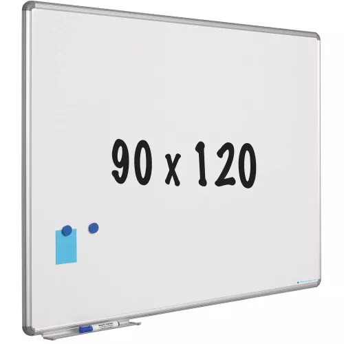 In And OutdoorMatch Whiteboard Roberts - Enamel steel  - White - Magnetic - 90x120cm (70635)