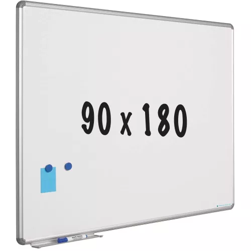 In And OutdoorMatch Whiteboard Nichole - Enamel steel  - White - Magnetic - 90x180cm (70636)