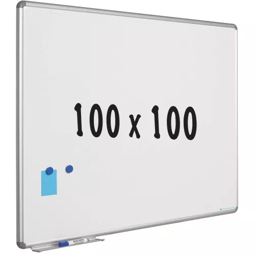 In And OutdoorMatch Whiteboard Tamika - Enamel steel - White - magnetic - 100x100cm (70637)