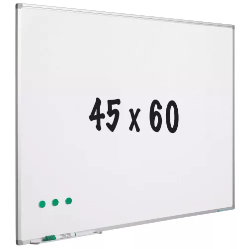 In And OutdoorMatch Whiteboard Estelle - Painted steel  - White - 45x60cm (70645)