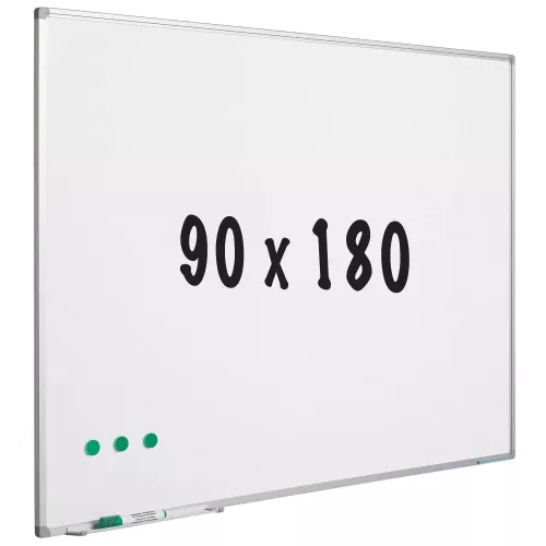 In And OutdoorMatch Whiteboard Duke - Painted steel  - White - 90x180cm (70648)