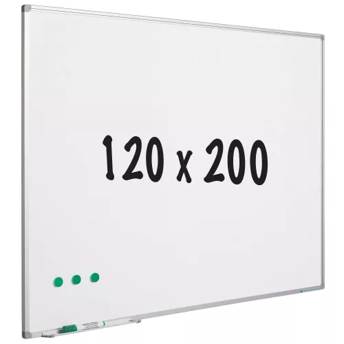 In And OutdoorMatch Whiteboard Weaver - Painted steel - Magnetic - White - 120x200cm (70654)