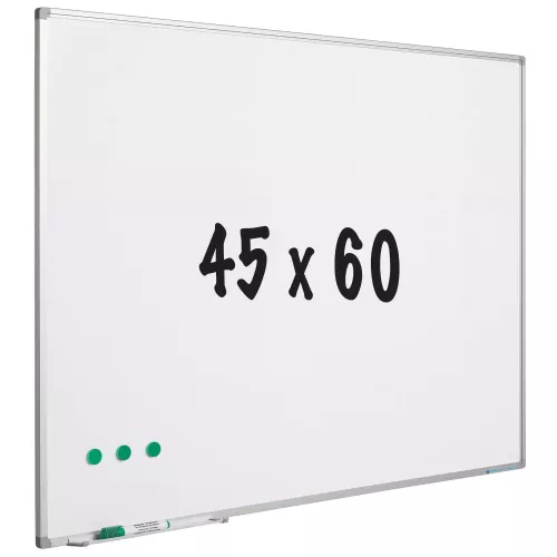 In And OutdoorMatch Whiteboard enamel steel Lela - White - Magnetic - 45x60cm (70666)